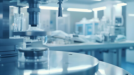 Poster - High-tech laboratory equipment in a modern research facility with advanced machinery and tools