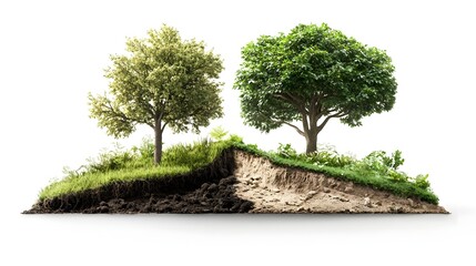 Poster - informative infographic showcasing the imbalance between global reforestation efforts and ongoing de
