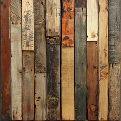 Aufkleber - Rustic Wooden Planks Texture Background for Design Projects