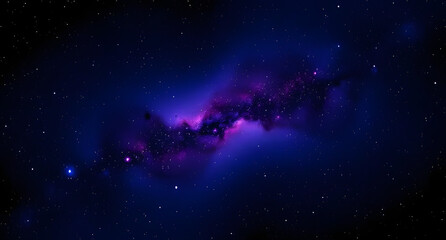 deep space cosmic galaxy black navy blue violet purple abstract background. stars nebula celestial s