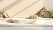 © chaowalit - Sustainable Gift Box, Floating Objects on Marble
