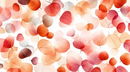 Aufkleber - Colorful Autumn Leaves Background for Creative Projects and Designs