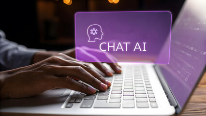 Poster - Explore the capabilities of a Chat Bot powered by Artificial Intelligence technology for seamless human interaction and efficient problem-solving in various applications.