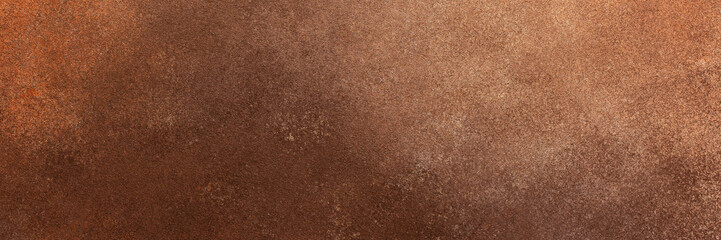 Fototapete - Abstract red rust brown background with a subtle texture, perfect for adding copy space and elegant design elements, top view, copy space, banner