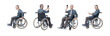 © StockPhotoPro - Portrait of a man in a wheelchair