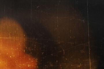 Poster - yellow bokeh lights texture background