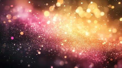 Wall Mural - A Vibrant and Glittering Display of Cosmic Dust and Light