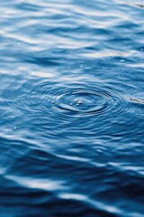 Poster - A close-up shot of a body of water with rippling effects