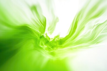 Aufkleber - A blurred image of a green flower