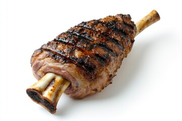 Aufkleber - Close-up shot of raw meat on a clean white surface, ideal for food-related content