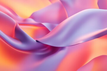 Poster - Vibrant silk waves create an enchanting tapestry of colors in a stylish and artistic display of fabric motion. Generative AI