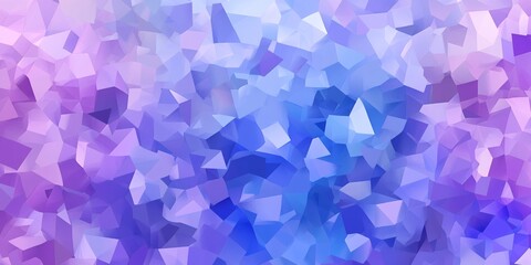 Poster - Abstract Purple Blue Crystal Geometric Background Design Texture