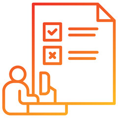 Poster - Skill Test Icon