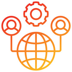Poster - Outsourcing Icon