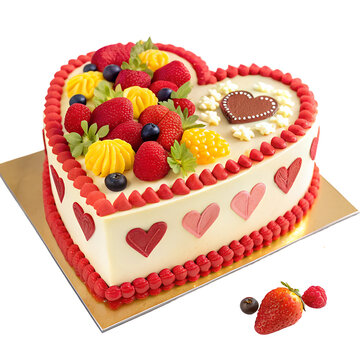 cake with strawberries cake  greeting  group of objects making a cake no people  ideas ready-to-eat