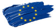 © Anim - a vibrant brushstroke rendering of the european union flag