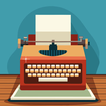 old fashioned typewriter
