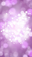Wall Mural - Purple festive background, realistic photo holiday style. Template with glitter sparkle, bokeh effect for design greeting card, poster, flyer, social media, cover, backdrop, wallpaper, banner.