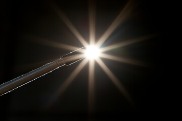 Wall Mural - Explore a theme of flashlights and flares with realistic lens flares, light leaks, and overlays
