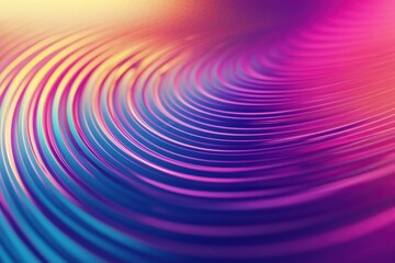 Poster - Waves of vivid hues blend together, forming a captivating, abstract pattern that draws the eye