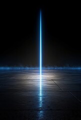 Wall Mural - neon reflections dance on the glossy wet asphalt,伴随着 smoke and smog. the night city lights up