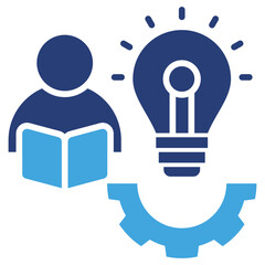 Aufkleber - Learning Icon