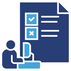 Poster - Skill Test Icon