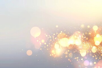 Wall Mural - merry christmas and happy new year season collection concept: a soft gradient gold background with a