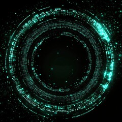 Digital Data Sphere: An Abstract Visualization of Binary Code in a Circular Form