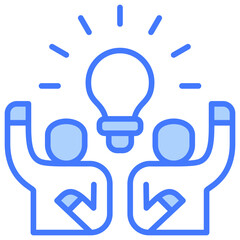 Poster - Active  Blue Icon