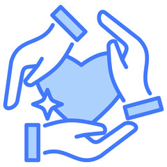 Poster - Empathy Blue Icon