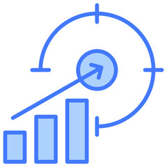 Poster - Goal Blue Icon