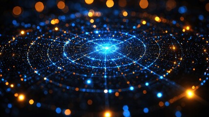 Poster - Magnificent star cluster sparkling in the vastness of space creating a celestial masterpiece