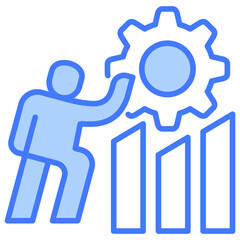 Poster - Challenge Blue Icon