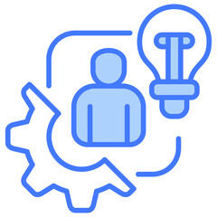 Poster - Technique Blue Icon