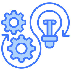 Poster - Creative Process Blue Icon