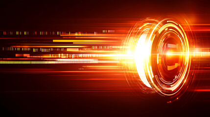 Aufkleber - Dynamic light burst action abstract background digital art energetic environment close-up view visual concept