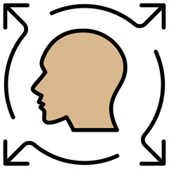 Poster - Flexibility Lineal Color Icon