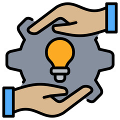 Poster - Initiative Lineal Color Icon