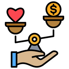 Poster - Ethics Lineal Color Icon