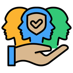 Poster - Principles Lineal Color Icon