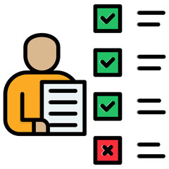 Poster - Accountability Lineal Color Icon