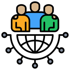 Poster - Cultural Sensitivity Lineal Color Icon