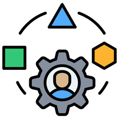 Poster - Adaptive Lineal Color Icon