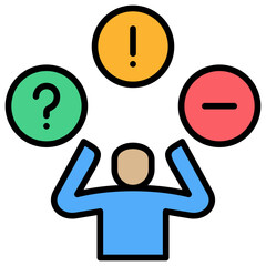 Poster - Issue Lineal Color Icon