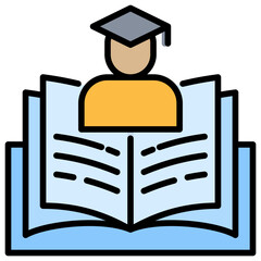 Poster - Learning Lineal Color Icon