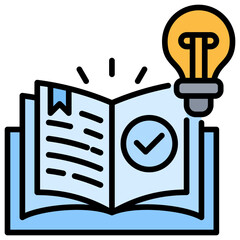 Poster - Knowledge Lineal Color Icon