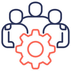 Poster - Teamwork Dual Tone Icon