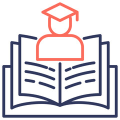 Poster - Learning Dual Tone Icon