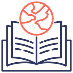 Poster - Global Learning Dual Tone Icon